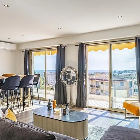 Apartment Cannet - 4 Pers Avec Vue Et Belles Terrasses Le Cannet